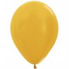 Helium gevulde Pearl Metallic kleuren ballonnen. Zweeftijd Minimaal 3 dagen!! - metallic-goud