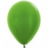 Helium gevulde Pearl Metallic kleuren ballonnen. Zweeftijd 14-16 uur!! - metallic-lime-groen