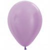 Helium gevulde Pearl Metallic kleuren ballonnen. Zweeftijd 14-16 uur!! - pearl-lila