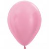 Helium gevulde Pearl Metallic kleuren ballonnen. Zweeftijd 14-16 uur!! - pearl-pink