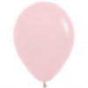 Helium gevulde standaard kleuren ballonnen. Zweeftijd Minimaal 3 dagen!! - pastel-rose