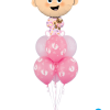 Folie ballon geboorte /babyshower - complete-ballonset-folie-baby-en-6-ballonnen