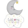 Folie ballon geboorte /babyshower - welcom-to-the-world