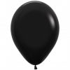 Helium gevulde standaard kleuren ballonnen. Zweeftijd 14-16 uur - zwart