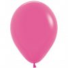 Helium gevulde standaard kleuren ballonnen. Zweeftijd 14-16 uur - 012-fuchsia