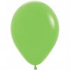 Helium gevulde standaard kleuren ballonnen. Zweeftijd 14-16 uur - 031-lime-green