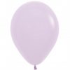 Helium gevulde standaard kleuren ballonnen. Zweeftijd 14-16 uur - pastel-matte-macaron-lila