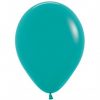 Helium gevulde standaard kleuren ballonnen. Zweeftijd 14-16 uur - 036-turquoise-green