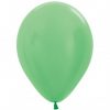 Helium gevulde Pearl Metallic kleuren ballonnen. Zweeftijd 14-16 uur!! - pearl-green